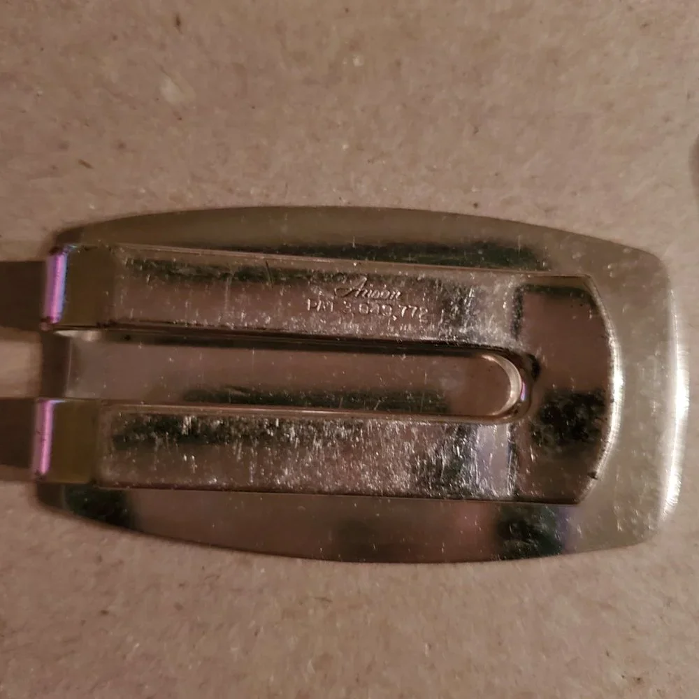 Vintage Anson Patented Airplane Tie Slide - Picture 2 of 3